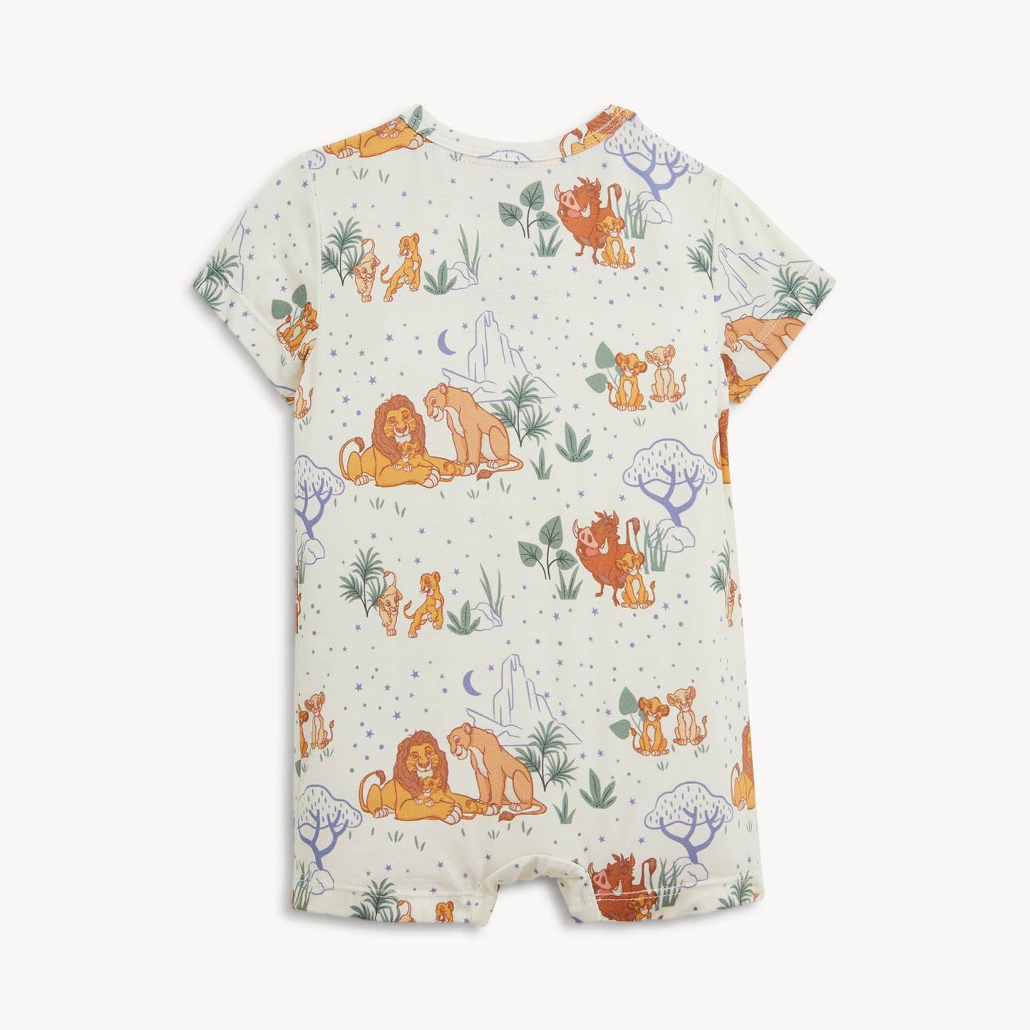 LION KING MODAL SHORT SLEEVE ROMPER
