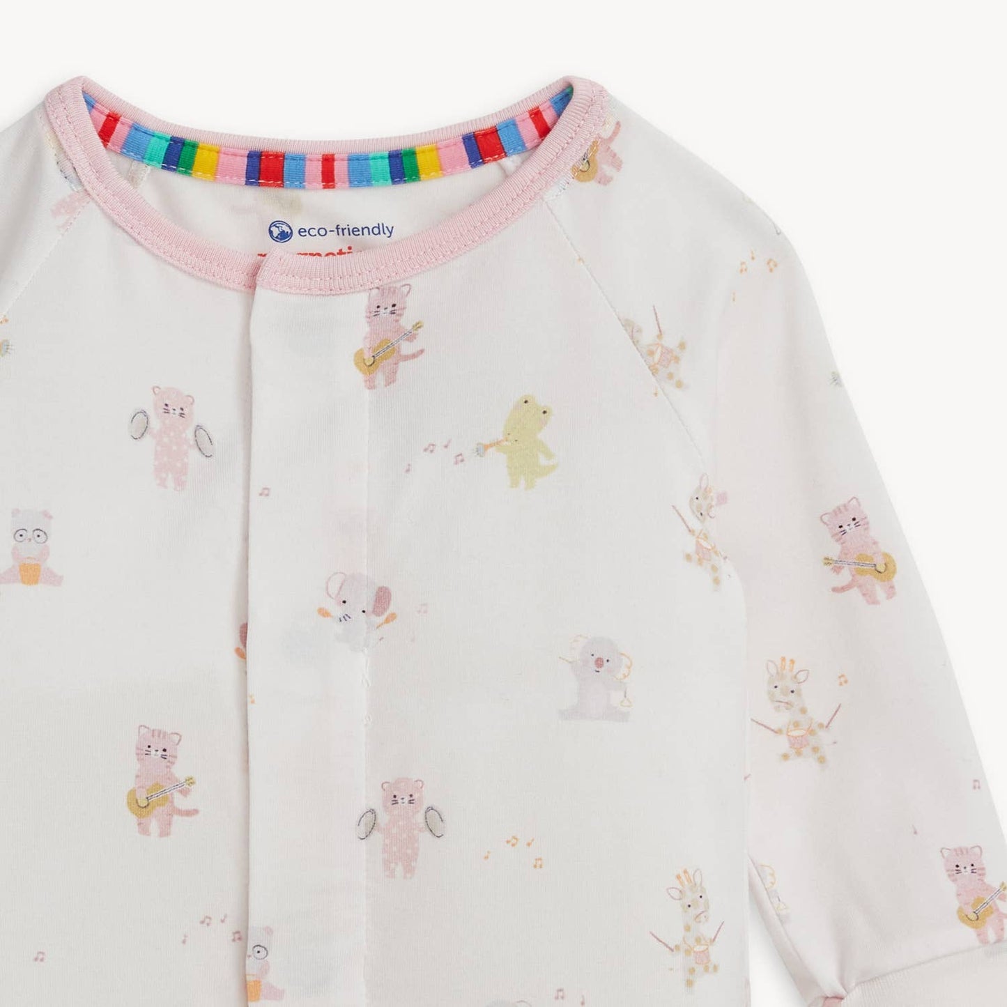 PINK BABY BEATS MODAL CONVERTIBLE COVERALL