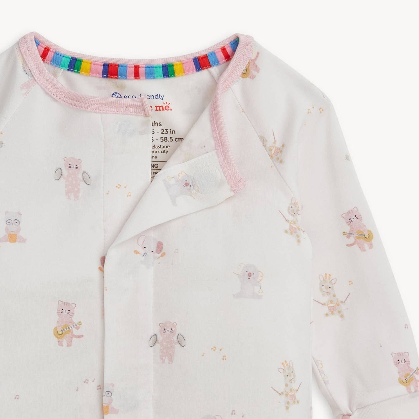 PINK BABY BEATS MODAL CONVERTIBLE COVERALL