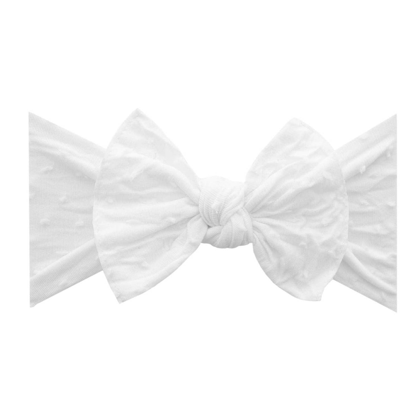 Baby Bling® Shabby Dot Knot soft nylon headband