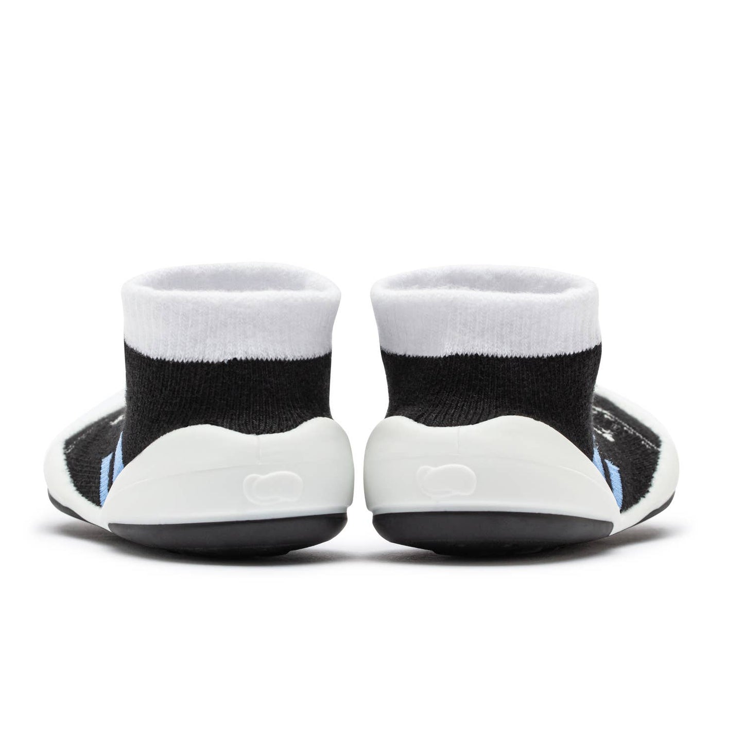 Komuello first walker baby sock shoes - Runner Black
