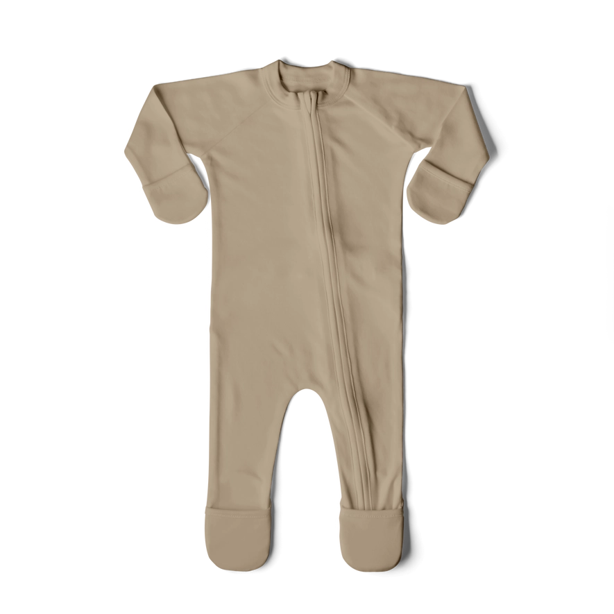 Viscose Bamboo + Organic Cotton Footie