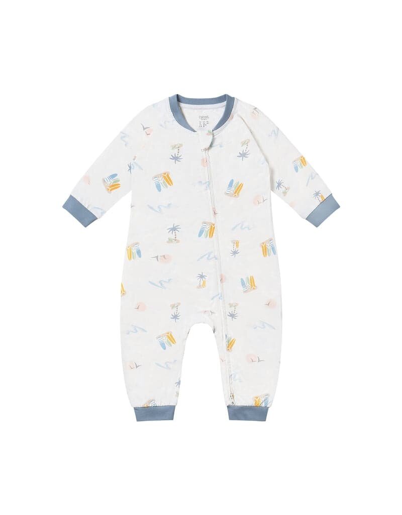 Avocado Bamboo One-Piece Zip Footless Sleeper