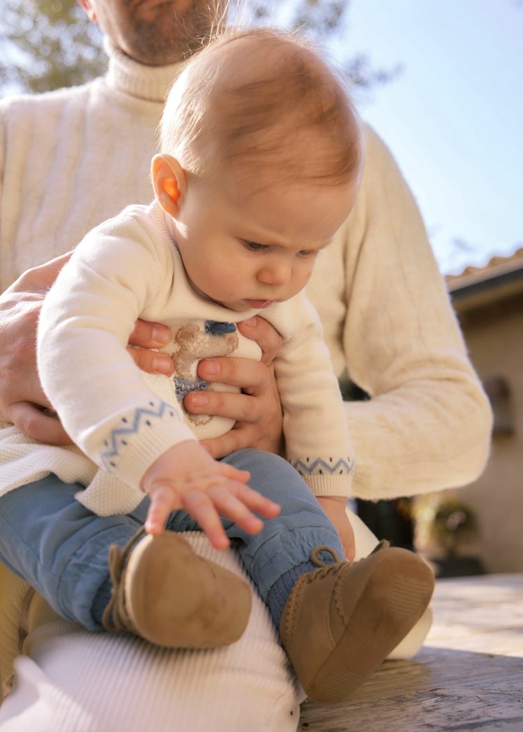 Newborn Boy Pants and Sweater Set