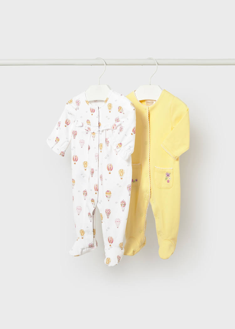 Newborn Girl 2-Pack One-Piece Set 1708