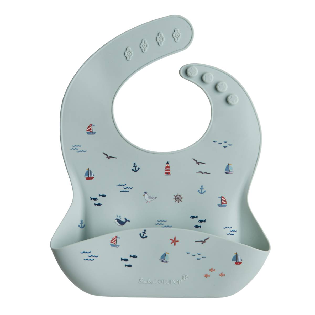 Silicone Bib Printed