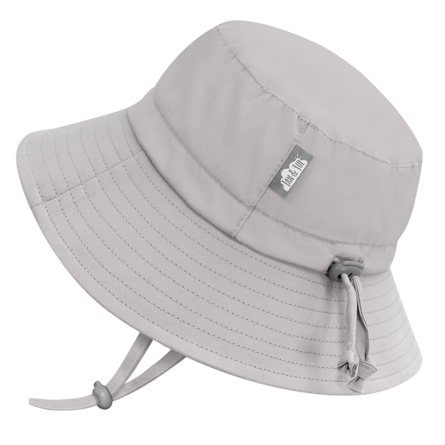 Kids Cotton Bucket Hats | Ash Grey