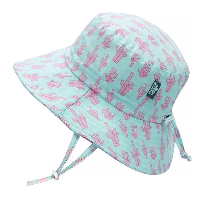 Kids Cotton Bucket Hats | coral