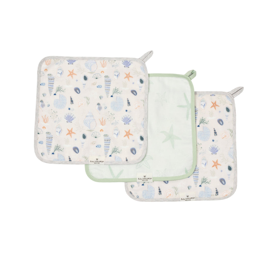Washcloth 3-pieces Set