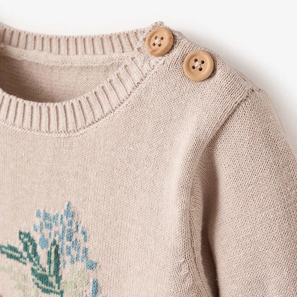 Treehouse Forest Knit Jumpsuit