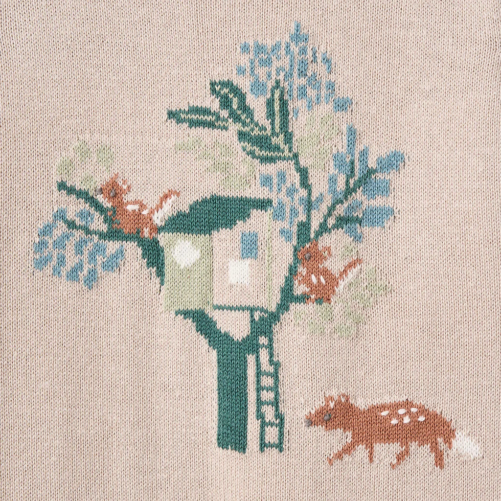 Treehouse Forest Knit Jumpsuit