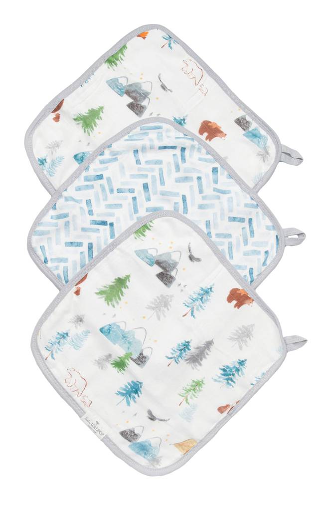 Washcloth 3-pieces Set