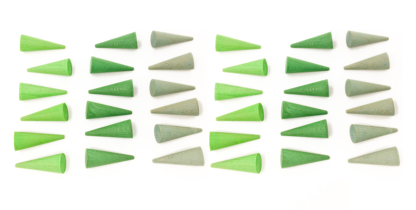 Mandala Cones Green (Grapat)