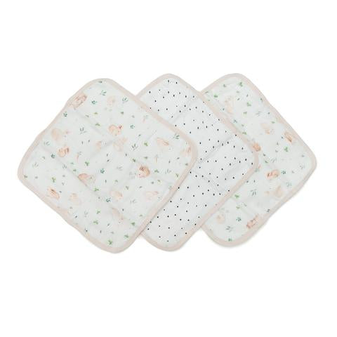 Washcloth 3-pieces Set