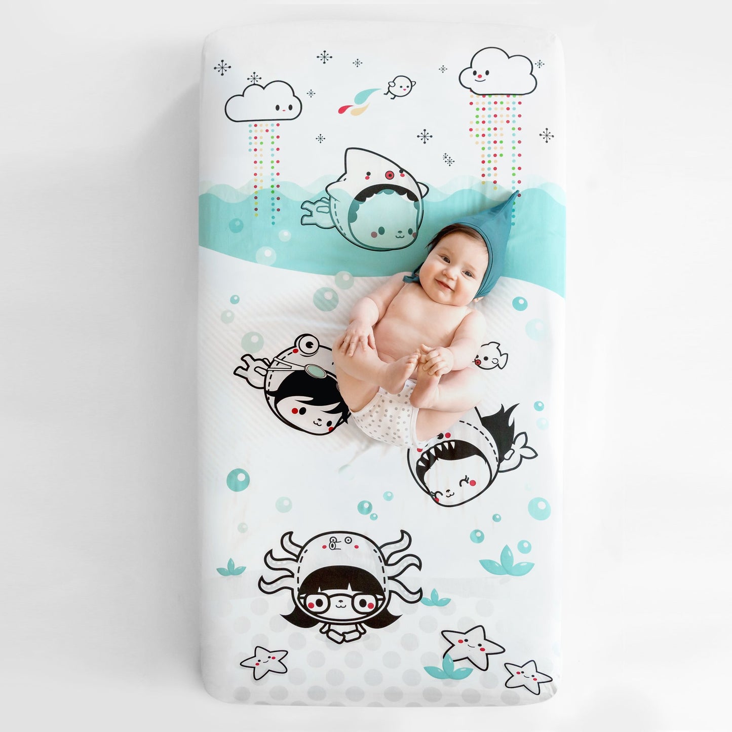 Rookie Humans - Organic Dive In Crib Sheet