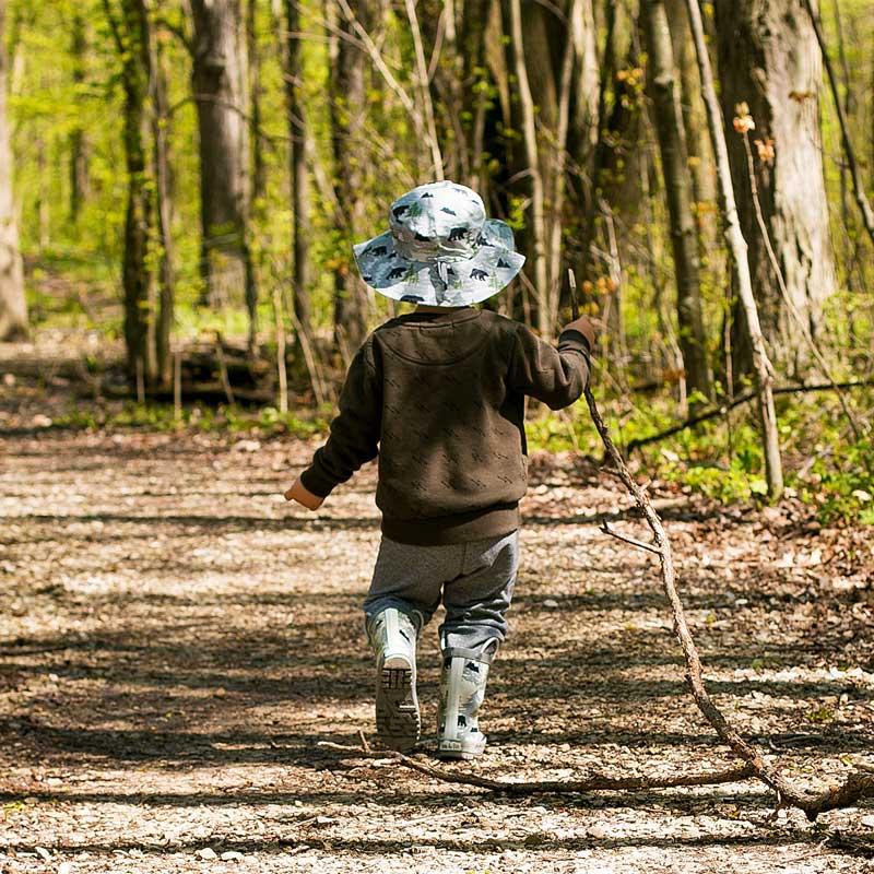 Kids’ Gro-With-Me® Cotton Bucket Hat | Bear