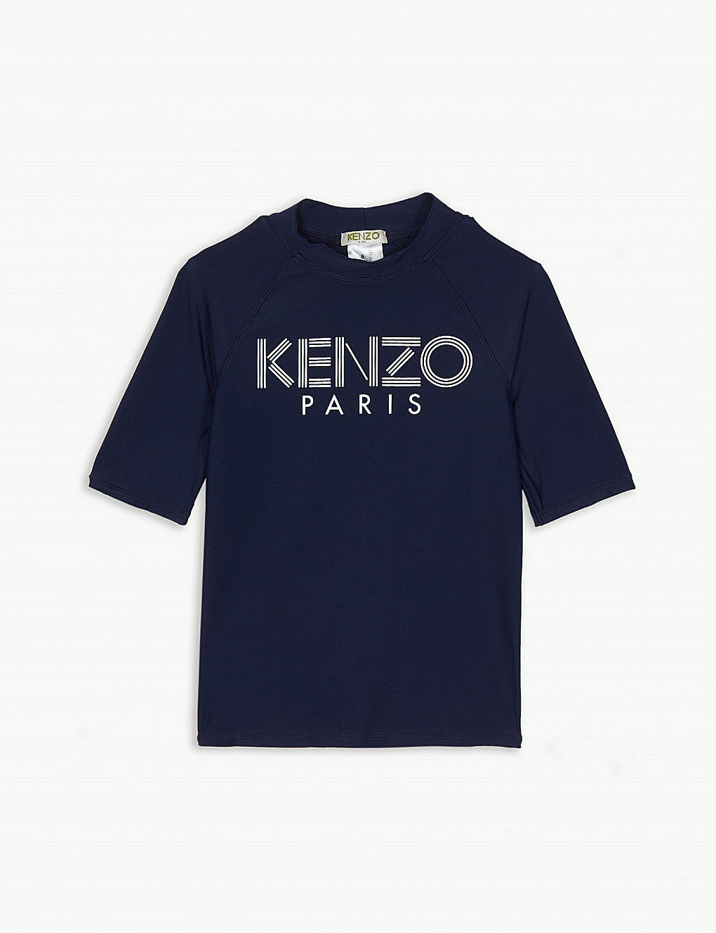 Kenzo Kids Logo print nylon-blend UV rash guard