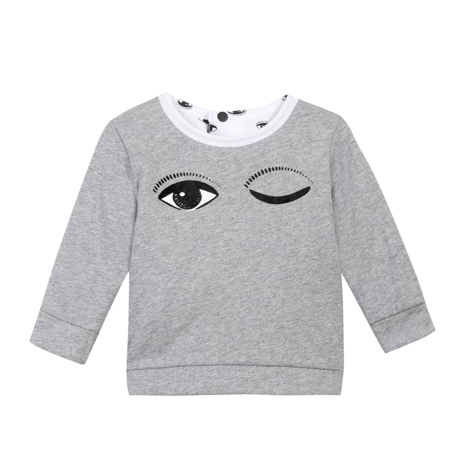 Kenzo eye top sweatshirt grey