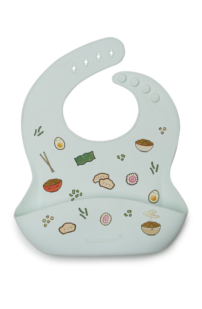 Loulou Lollipop Silicone Bib Printed