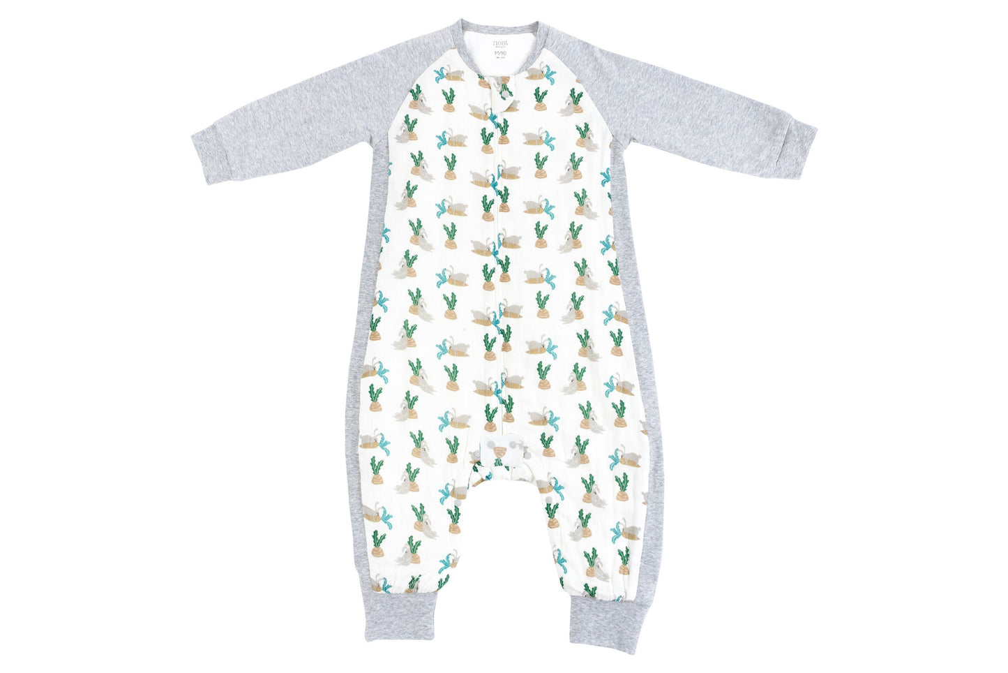 Raglan Bamboo Long Sleeve Sleep Suit 2.5 TOG