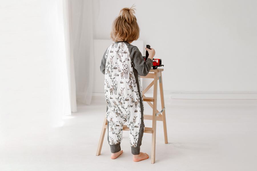 Raglan Bamboo Long Sleeve Sleep Suit 2.5 TOG