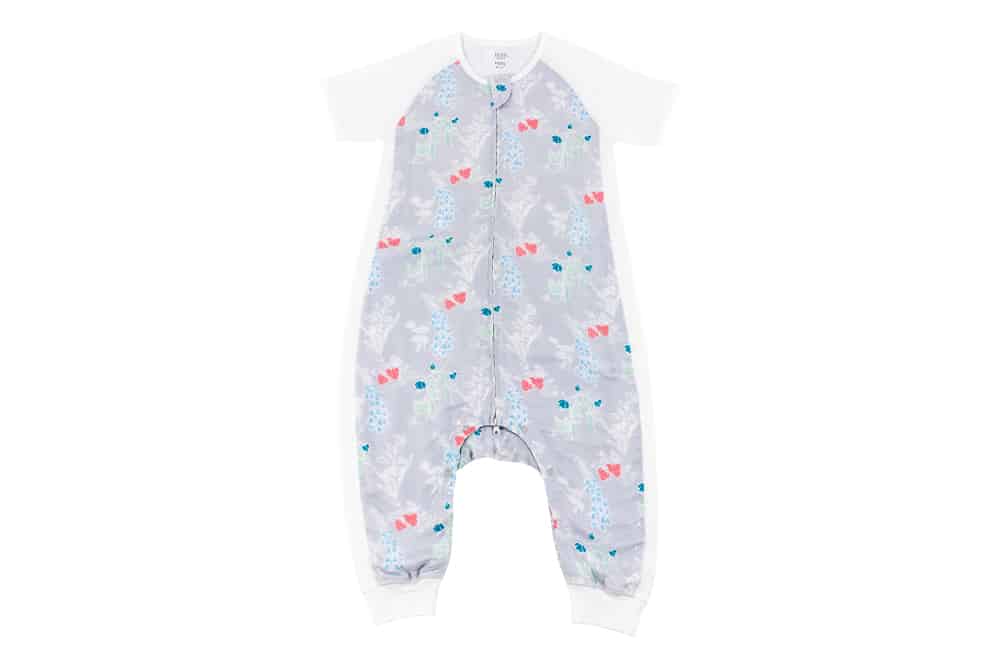 Raglan Bamboo Pima Short Sleeve Sleep Suit 0.6 TOG