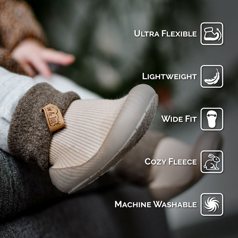 Cozy Sock Shoes | Dusty Rose