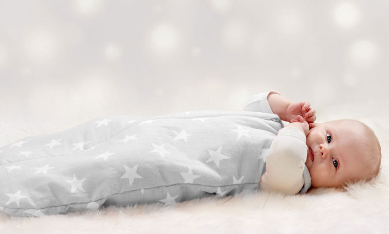 Cozy muslin sleeping bag