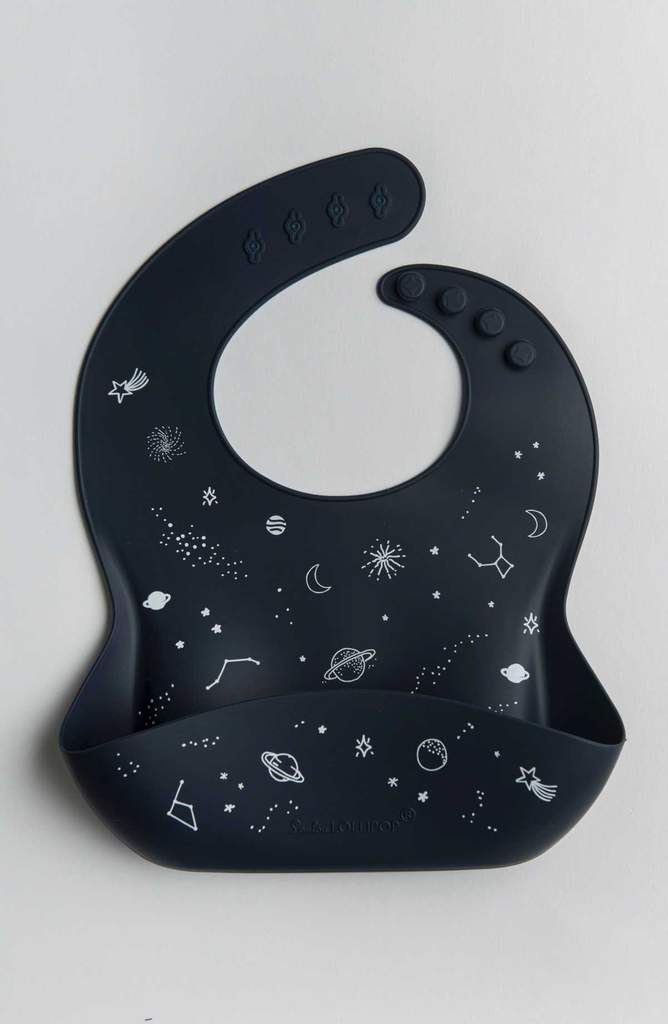 Loulou Lollipop Silicone Bib Printed