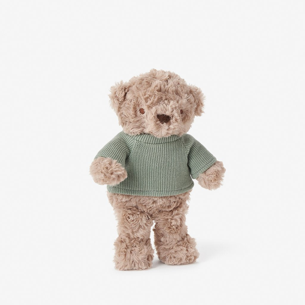 10" BEAR PLUSH TOY IN CYLINDER