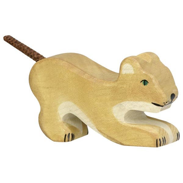 Lion, small, playing