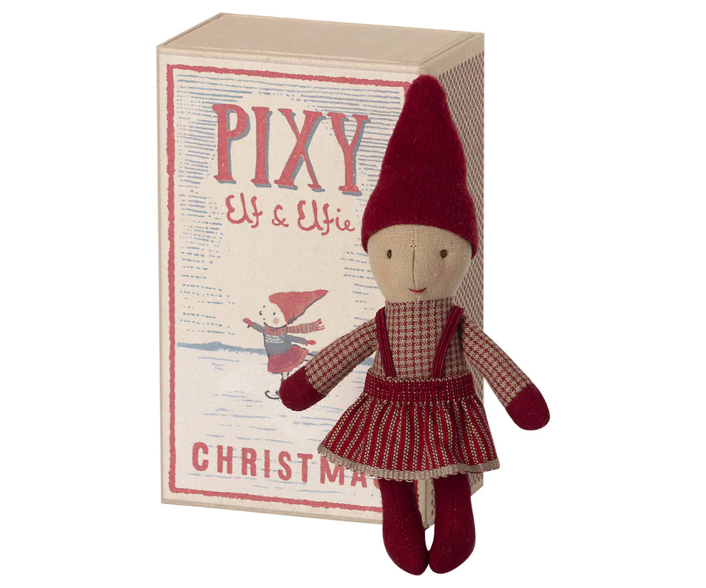 Maileg Pixy Elfie in matchbox