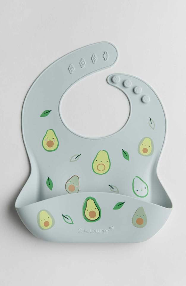 Loulou Lollipop Silicone Bib Printed