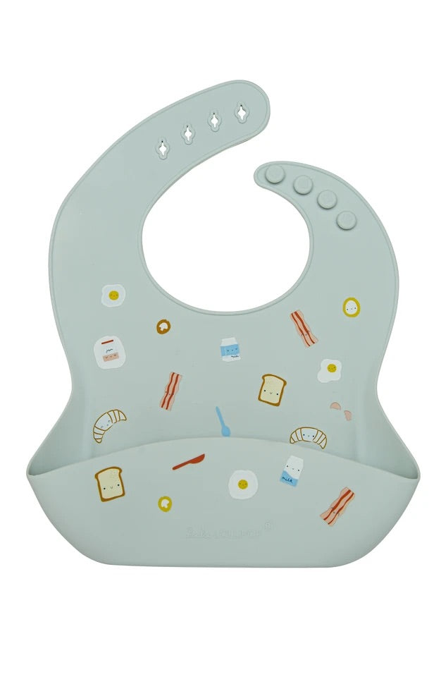 Loulou Lollipop Silicone Bib Printed
