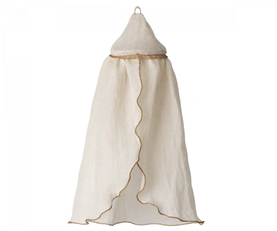 Miniature bed canopy - cream