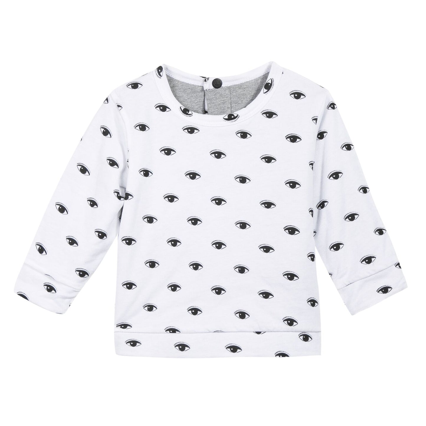 Kenzo Kids Reversible All-over eye print sweatshirt