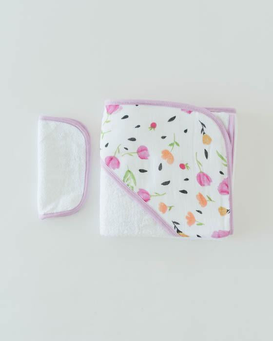 Hooded Towel & Washcloth Set