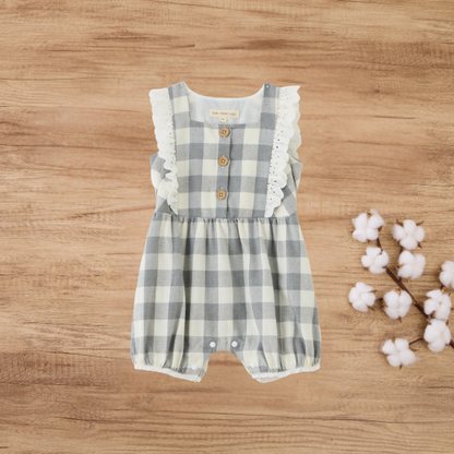 Sleeveless Lace Romper