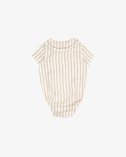 Linen Collar Bodysuit
