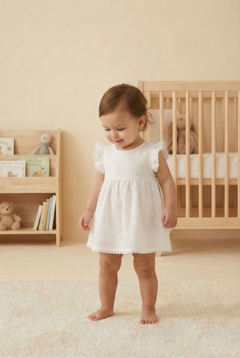 Linen Baby Doll Bodysuit