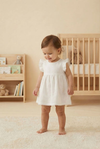 Linen Baby Doll Bodysuit