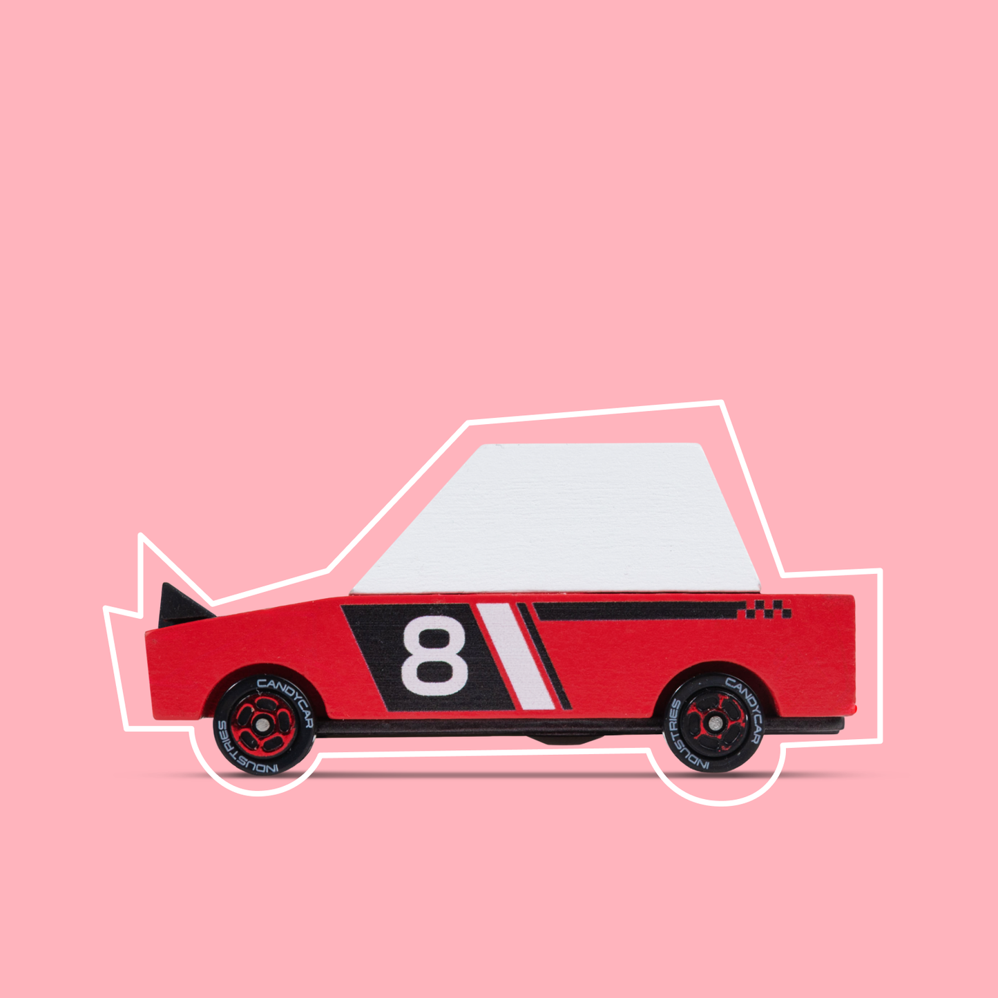 Hachigo Red TOONS™ Car