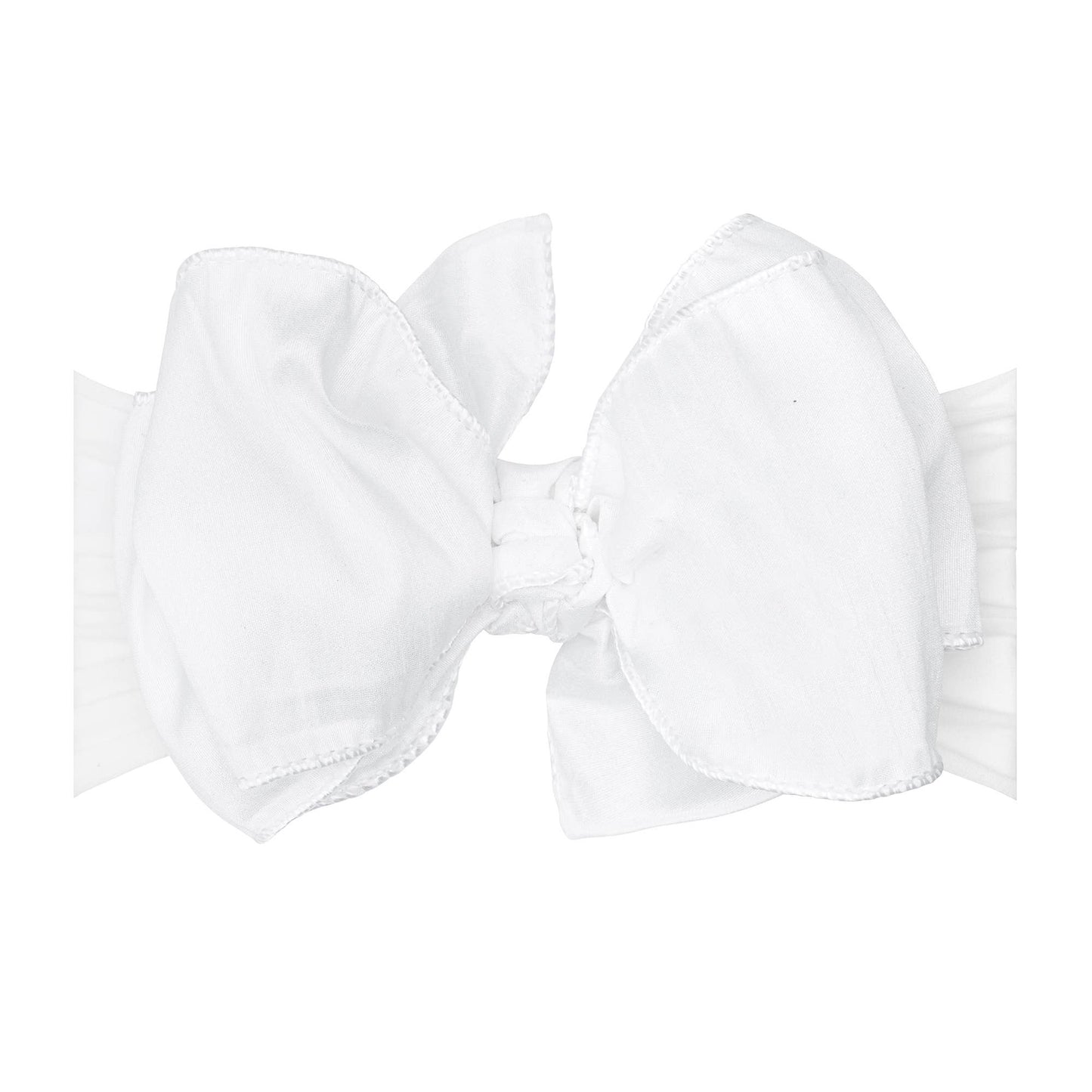 Baby Bling® Faux Silk Big Classic Bow on soft nylon headband