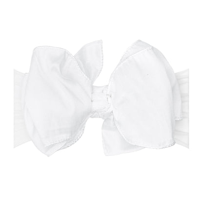 Baby Bling® Faux Silk Big Classic Bow on soft nylon headband