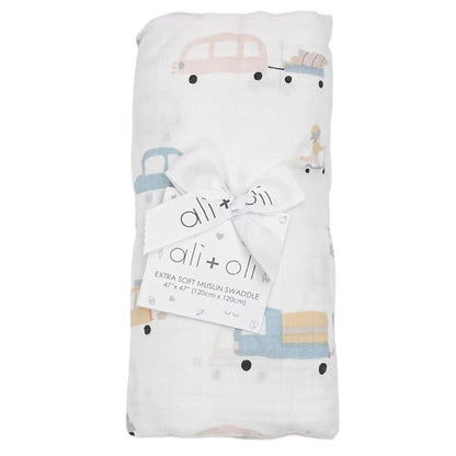 Bamboo Muslin Swaddle Baby Blanket