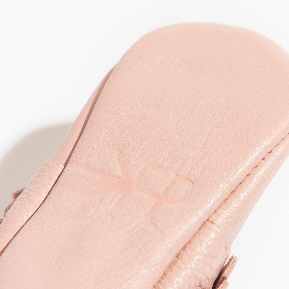 Blush Moccasin Baby Shoe: Soft Sole