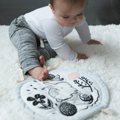 Organic Activity Pad for Baby - Bunny, Bird, Flower