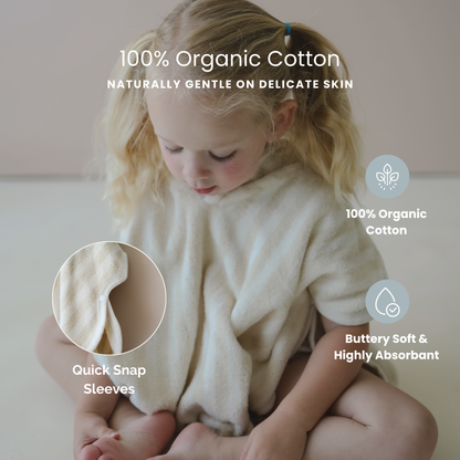 Snuggle Me Poncho Towel | Natural