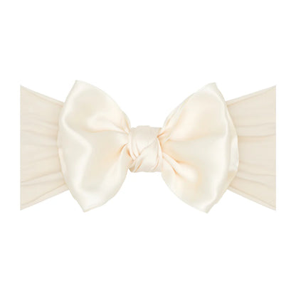 Baby Bling® - Satin FAB® soft nylon headband with satin bow