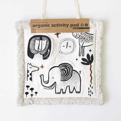 Organic Activity Pad for Baby - Safari Animals